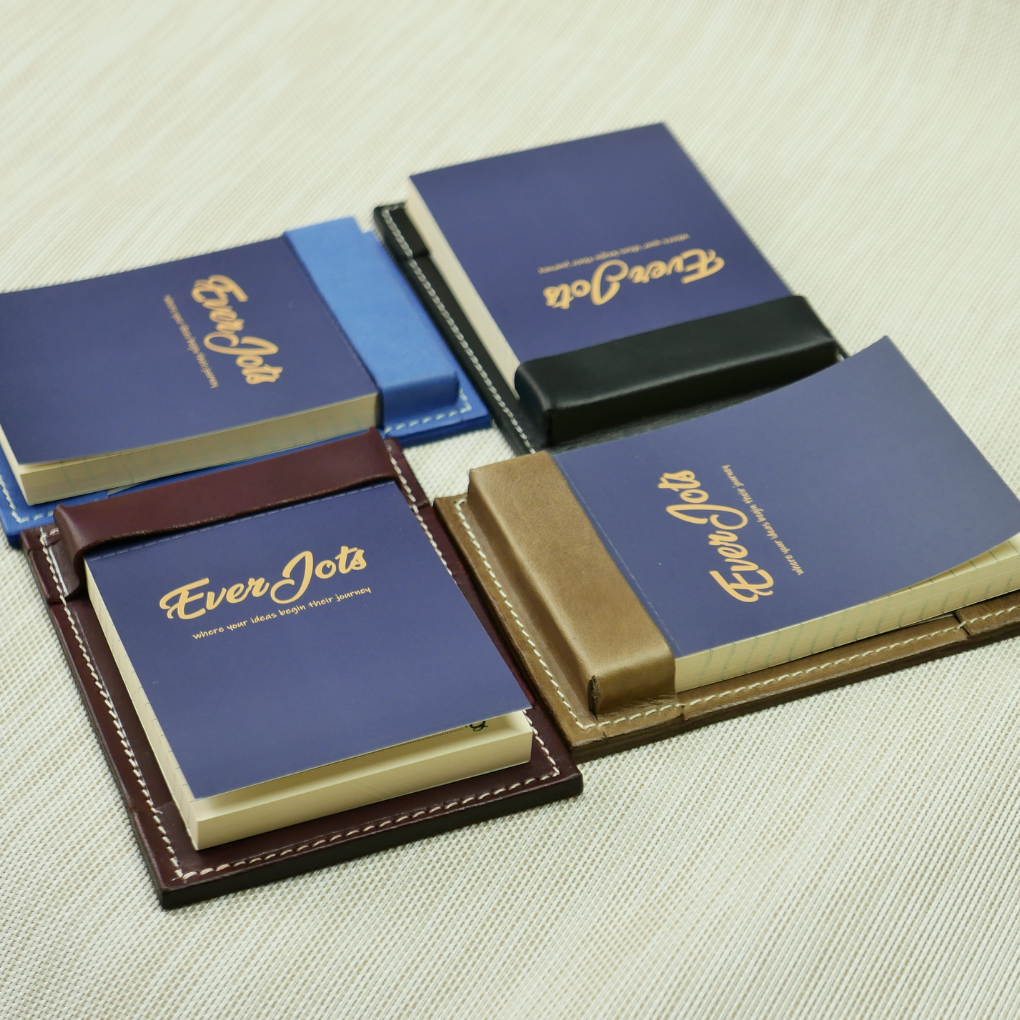 IDRAK- Leather Perforated Notepad Cover